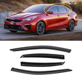 Window Rain Guards for Kia Forte 2019-2024 - Tape-On Wind Visors