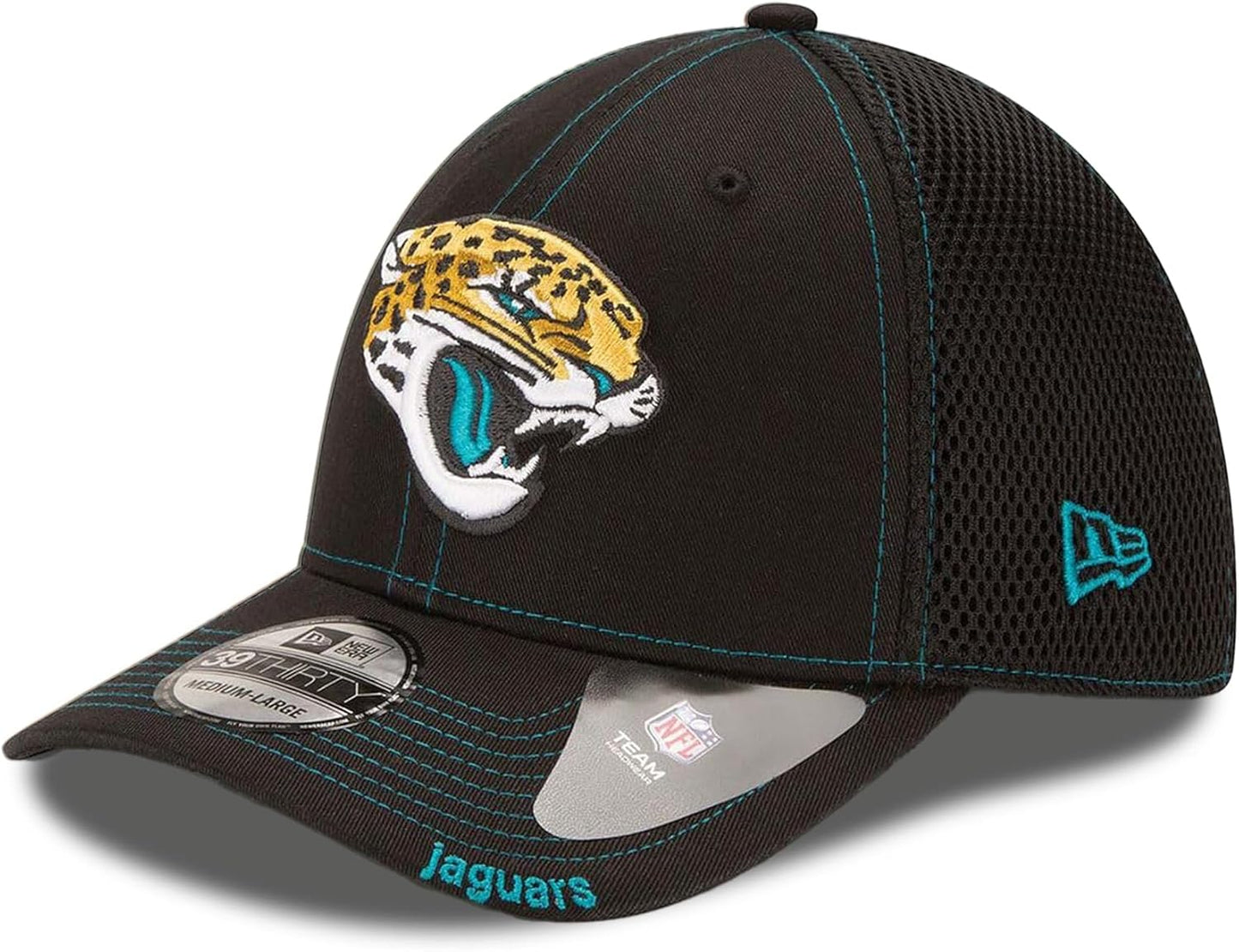 NFL 39THIRTY Team Color Neo Primary Logo Flex Cap for Fans