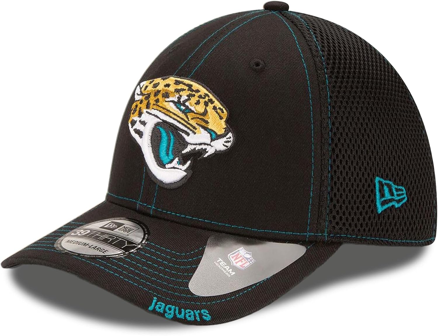 NFL 39THIRTY Team Color Neo Primary Logo Flex Cap for Fans