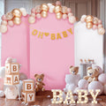 Wedding Arch Backdrop Covers 3-Pack White and Pink Spandex - 6ft 5ft