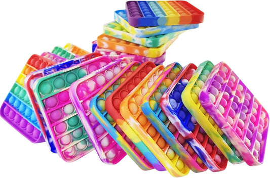 24 Pcs Pop Bubble Fidget Toys for Stress Relief and Fun