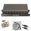 Neat Patch MINI 1U Low Profile Cable Management Kit 3-Pack - 72 CAT6
