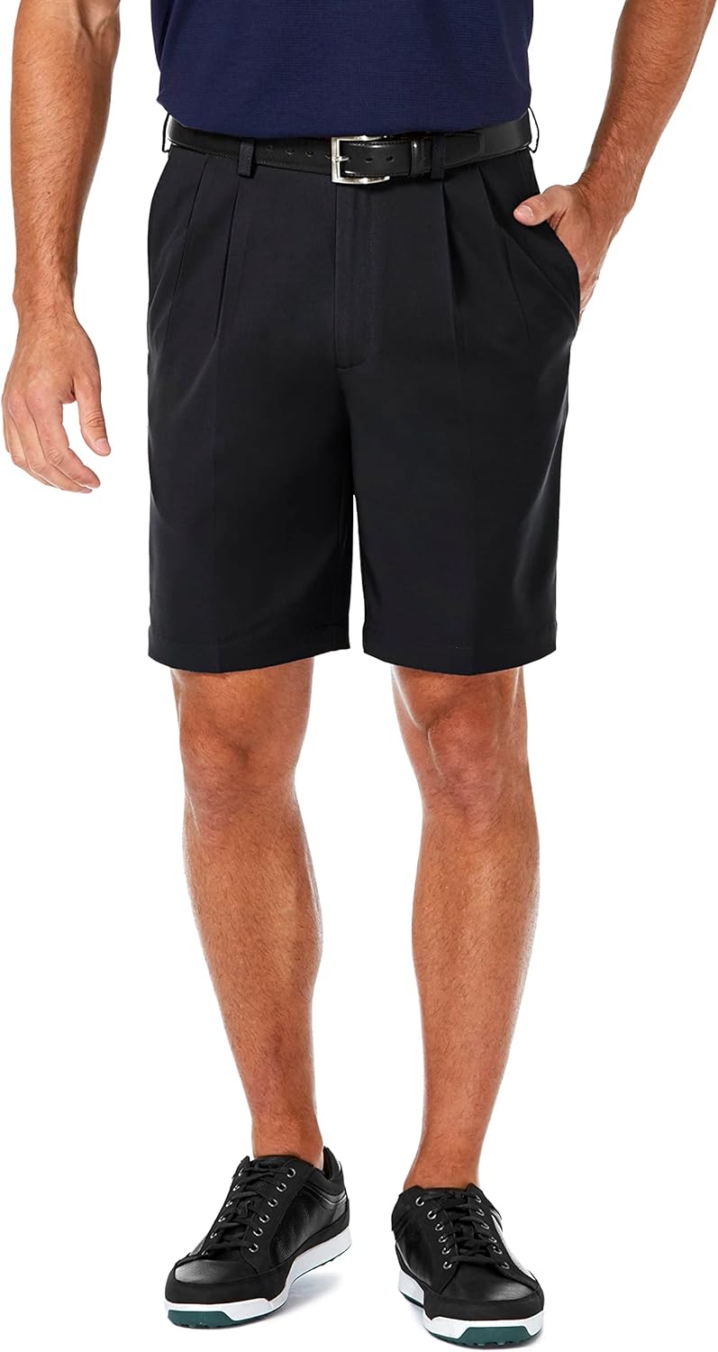 Haggar Men's Cool 18 Pro Golf Performance Shorts for Comfort