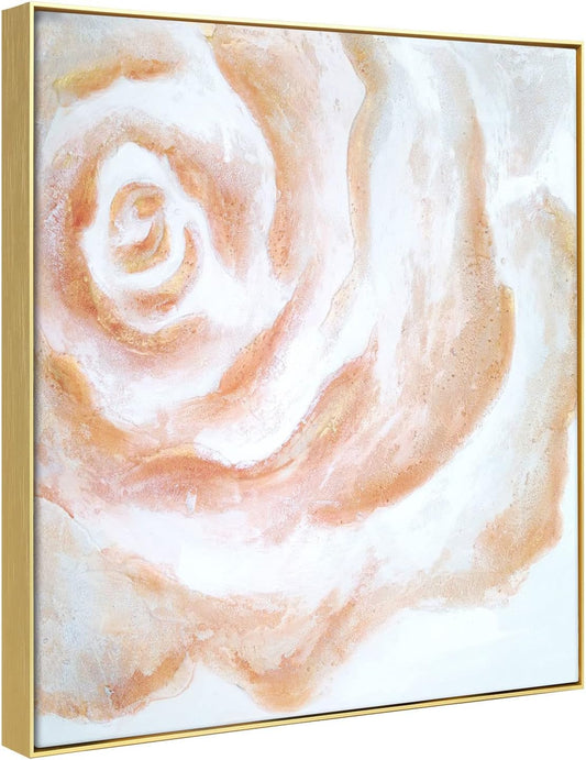 Floating Frame for 16x20 Canvas Paintings - Modern Gold Design