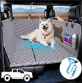 Dog Seat Cover for Trucks Hard Bottom Hammock Back Seat Extender