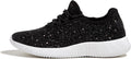K KIP WOK Women's Glitter Slip-On Sneakers for Trendy Comfort