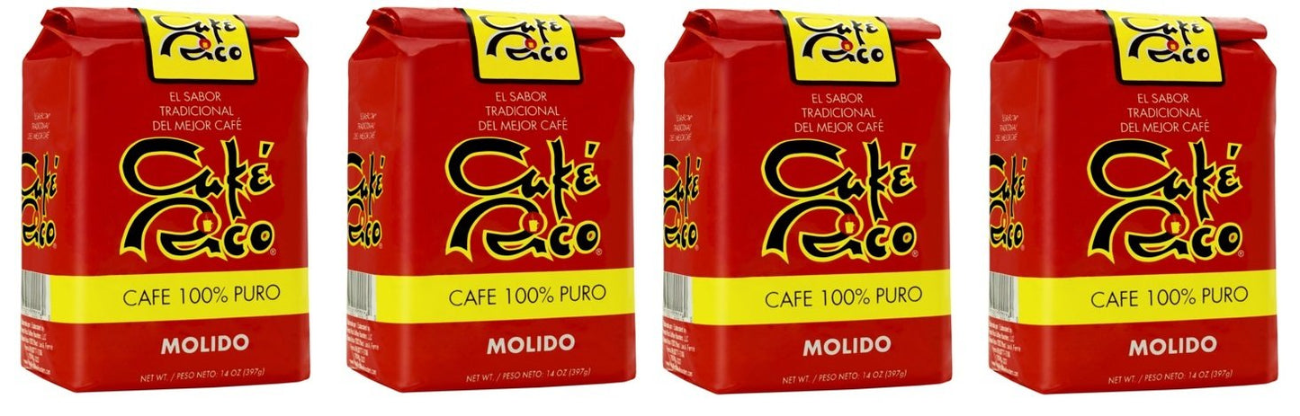 Cafe Rico Ground Regular Puerto Rican Coffee - Bold Flavor