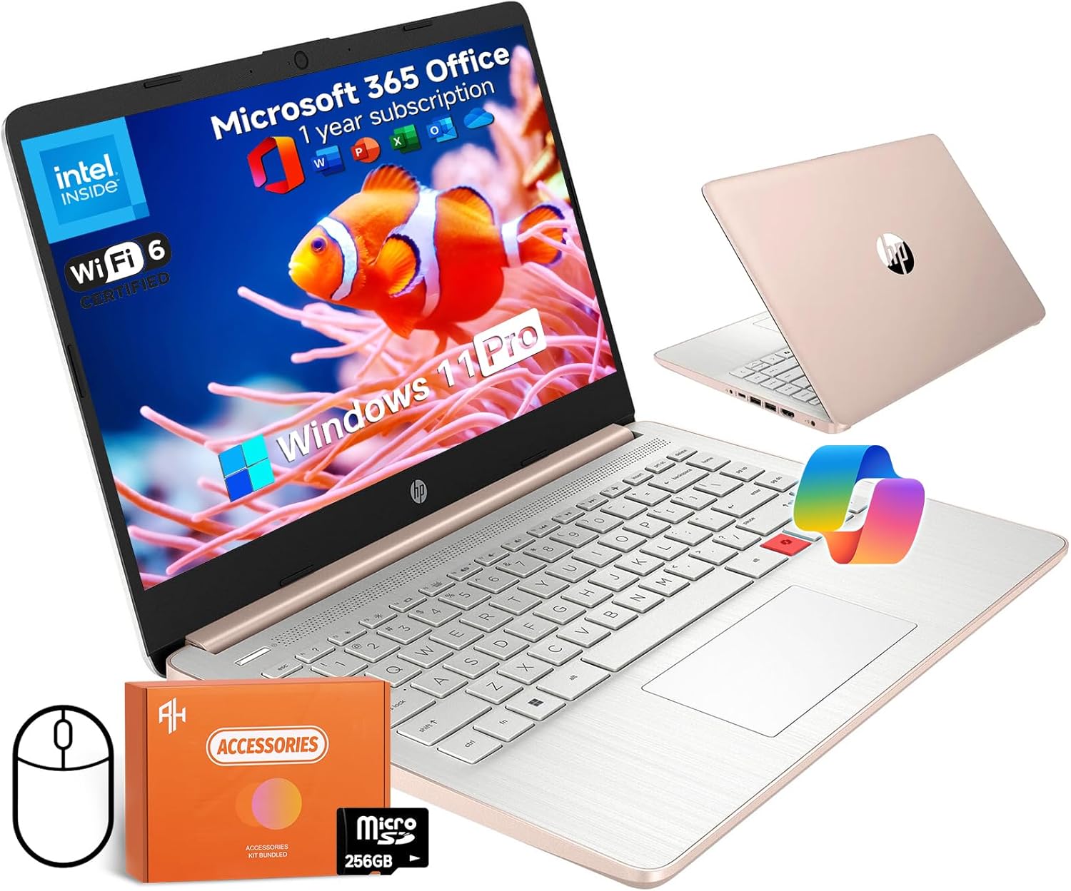 HP 2025 14 Inch Laptop with Intel N150 and 16GB RAM