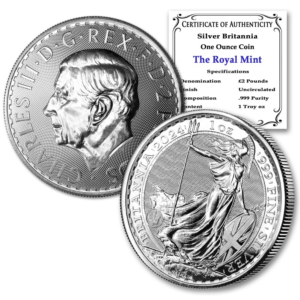2024 1 oz British Silver Britannia Coins by Royal Mint Review