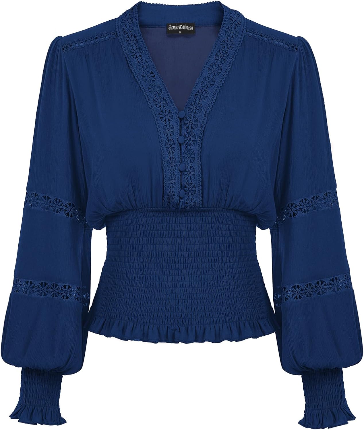 Scarlet Darkness Women's Renaissance Peasant Blouse for Chic Style