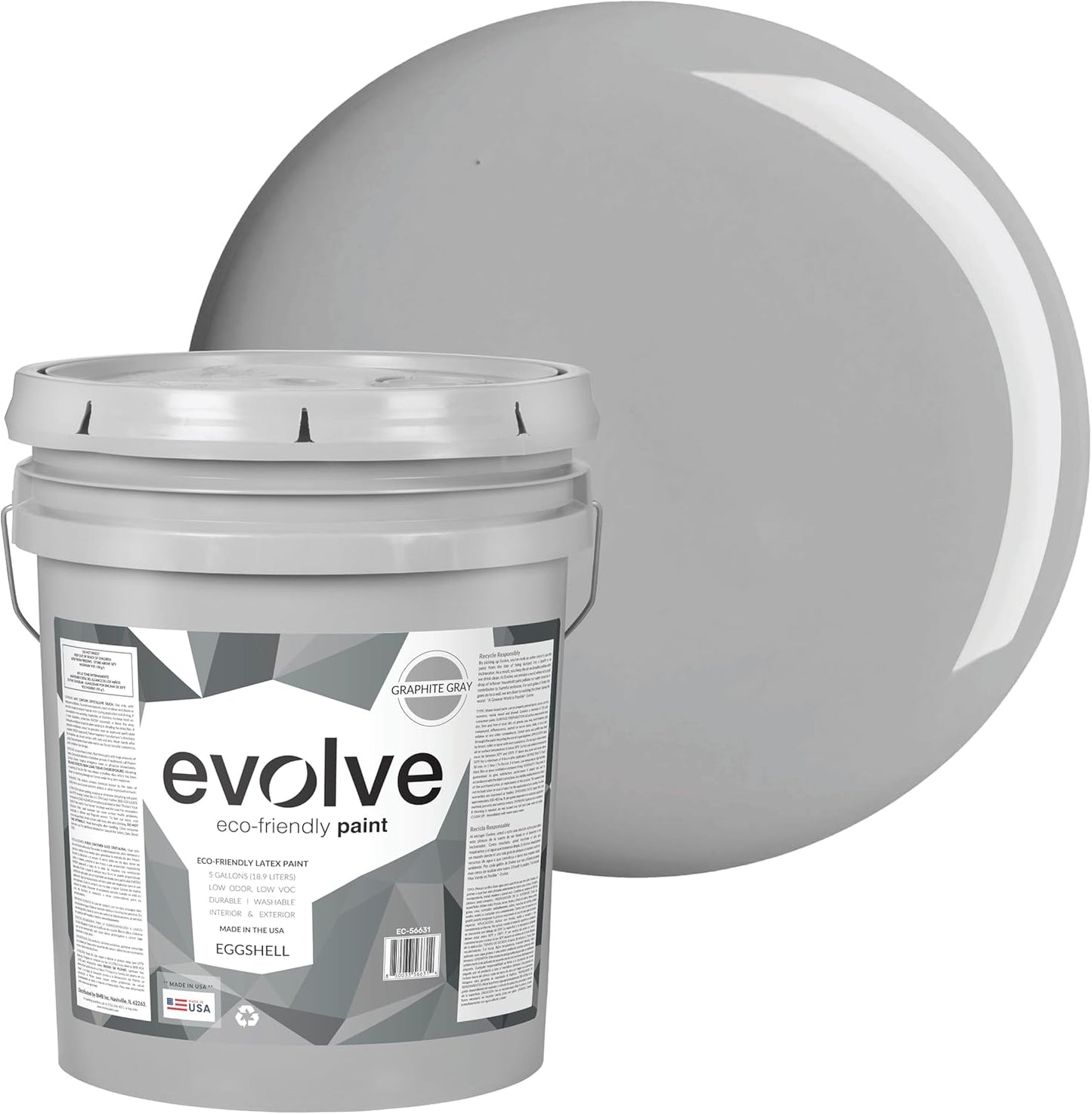 EVOLVE Paint & Primer: Eco-Friendly Low Sheen for Interiors