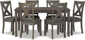 Signature Design by Ashley Caitbrook Rustic 7-Piece Dining Set - Gray