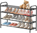 INSMART 4-Tier Expandable Shoe Rack - Adjustable, Stackable Organizer
