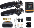COMICA VM40 Combo Shotgun Microphone - Dual-Channel Wireless