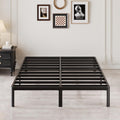 10 Inch King Bed Frame with Rounded Corner Legs - Quiet, Heavy Duty