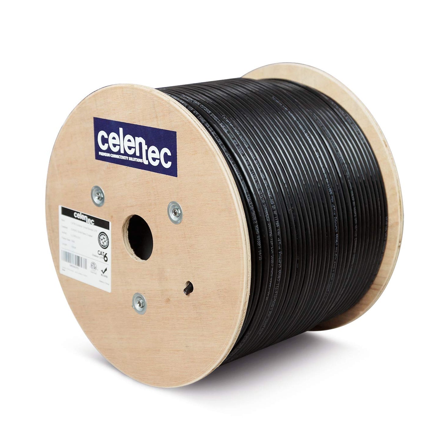 Celertec CAT6 Outdoor Cable 500ft for High Speed Networking