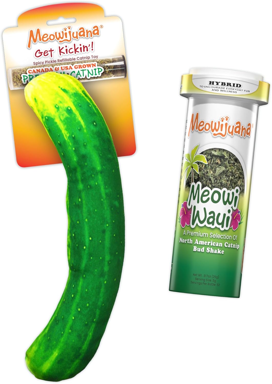 Kickin' Pickle Bundle: Playful Catnip Fun