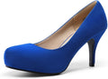 Tiffany Women's Classic Low Stiletto Heel Pumps - Versatile 3in Dress