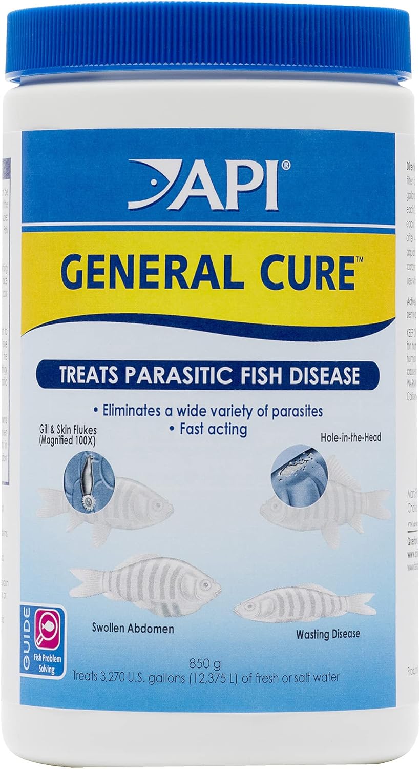 API GENERAL CURE Fish Powder Medication for Aquariums 30-Ounce