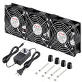 120mm x 38mm 360mm Computer Fan with AC Plug - Variable Speed Exhaust