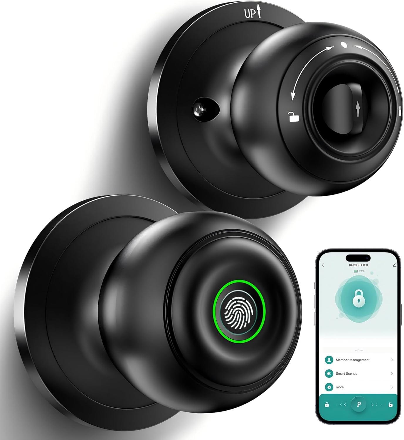 Fingerprint Door Lock with Smart Control for Home Security