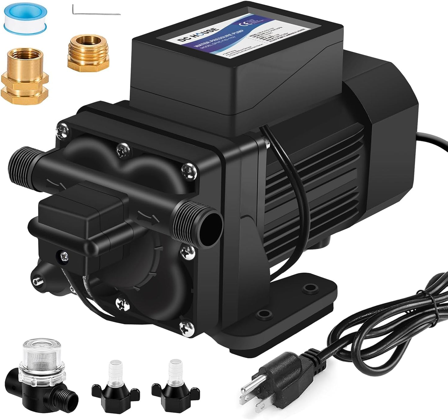 DC HOUSE Brushless Water Pressure Pump for Home and Garden Use