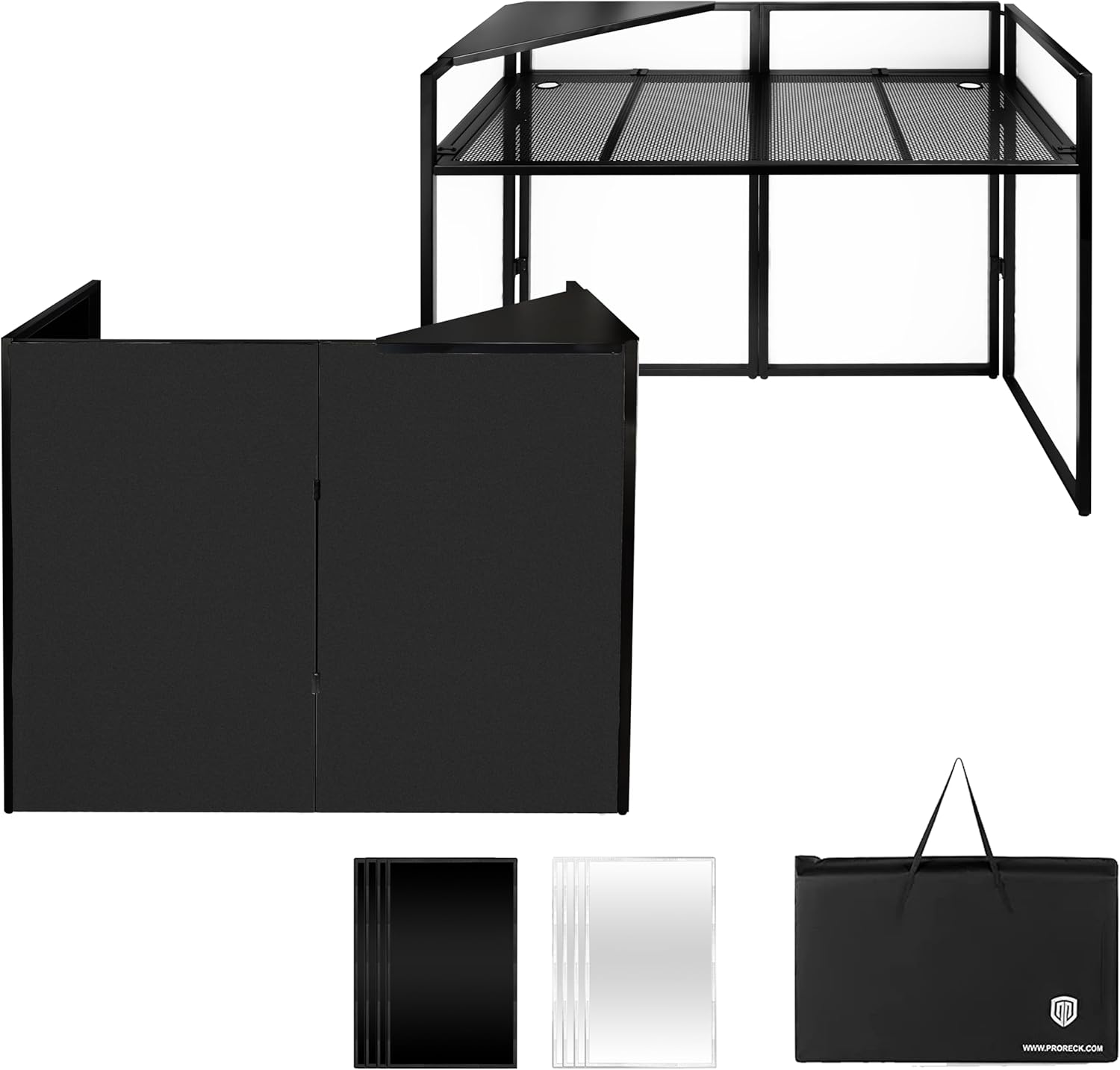 Proreck DJ Foldable Facade Booth for Events and Weddings