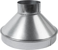10 in to 4 in Galvanized Steel Round Duct Reducer - Durable Vent