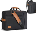 ESTARER 3 in 1 Laptop Bag 17-17.3 in - Convertible Briefcase/Backpack