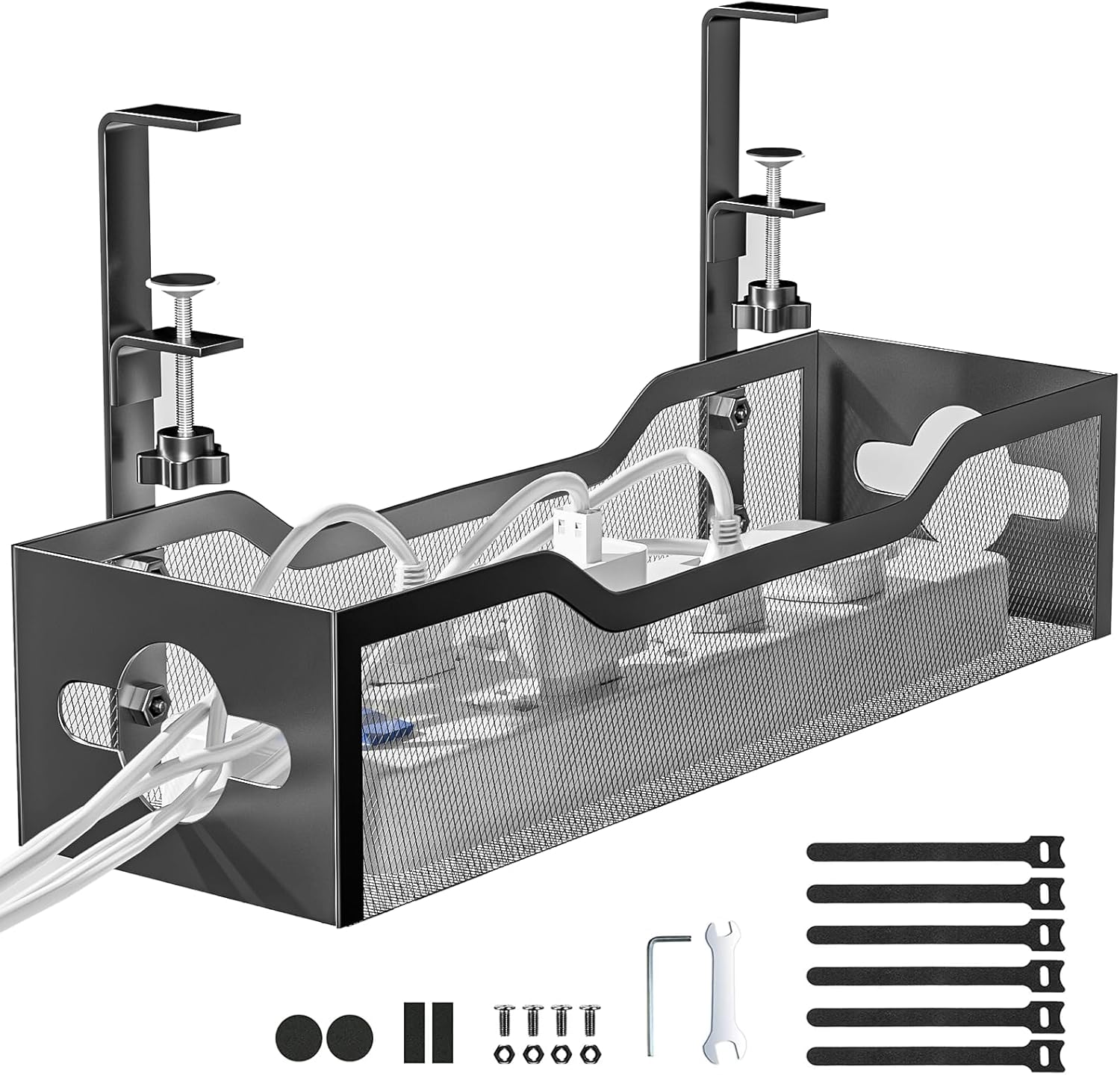 Litwaro Cable Management Tray - No Drill Solution