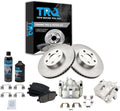Front Brake Pad & Rotor Kit with Calipers - Direct Fit