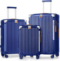 Joyway Luggage Sets 3 Piece with Smart Cup Holder and USB Port
