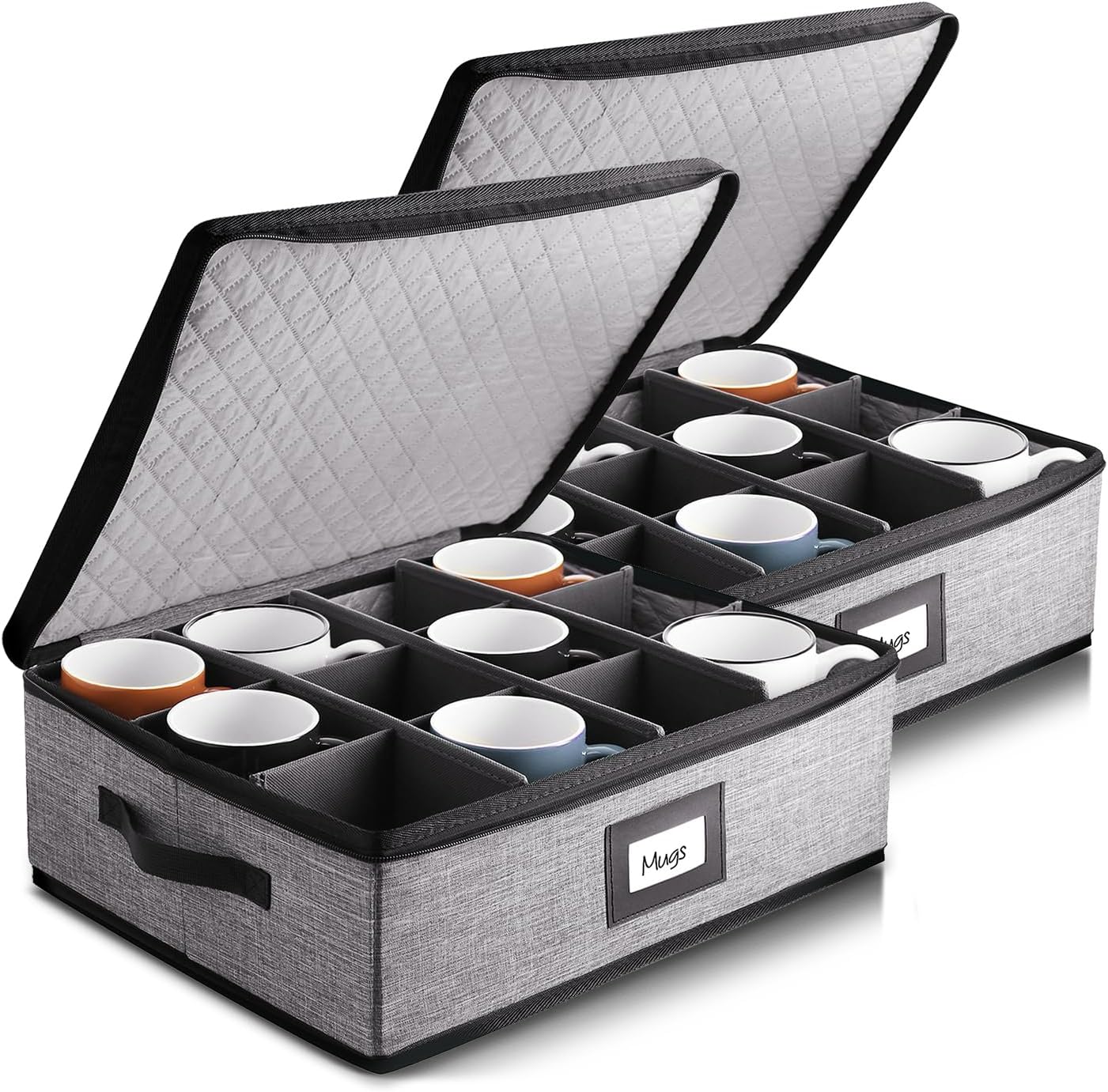 Hearth & Harbor Coffee Mug Storage Organizer for 12 Cups