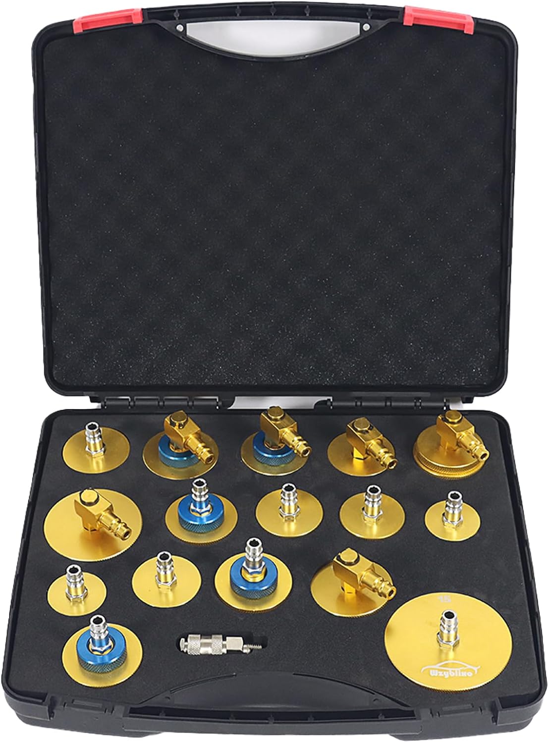 17 Pcs Brake Fluid Bleeder Adapter Kit for Most Vehicles
