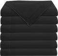 Bulk Full Flat Sheets Only 6 Pack - Color Coded, Wrinkle-Free Durable