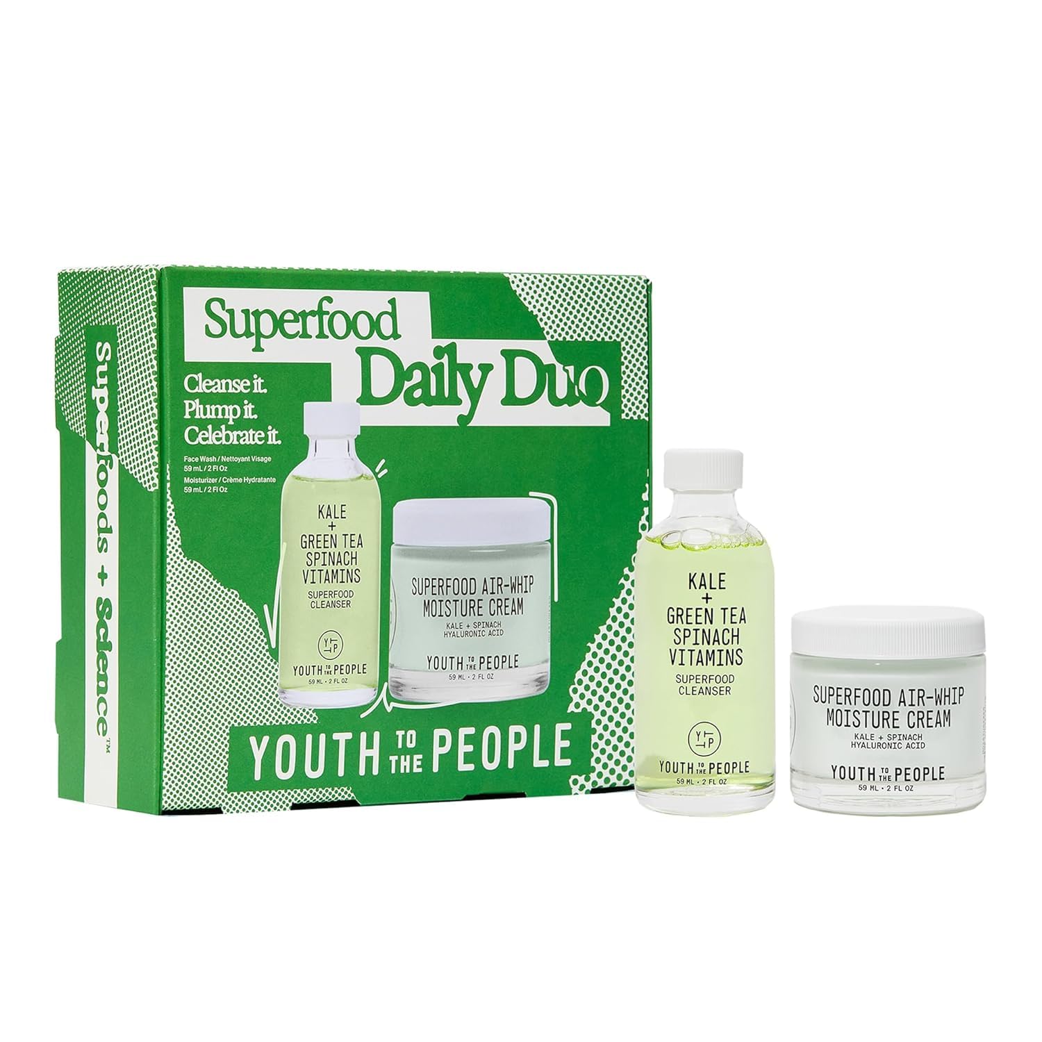 Youth To The People Superfood Daily Duo Kit for Dewy Hydration