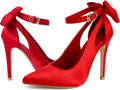 Fashare Womens High Heels Bow Tie Back Stiletto Pumps (Style 4TXX)