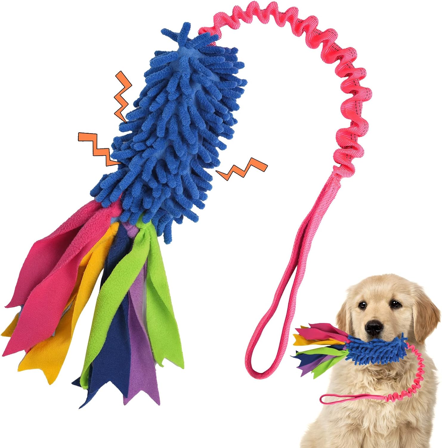 Strong Squeak Dog Tug Toy for Aggressive Chewers