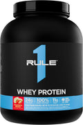 Rule 1 Whey Protein 24g Fast-Acting Protein Powder - Strawberry Banana