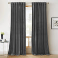 RYB Home Velvet Curtains - Luxury Room Darkening Drapes