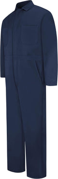 Red Kap Men's Snap Front Cotton Coverall Oversized Fit - Durable Work