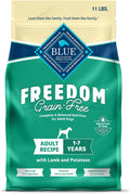 Grain-Free Blue Buffalo Dry Dog Food for Adult Dogs with Real Meat