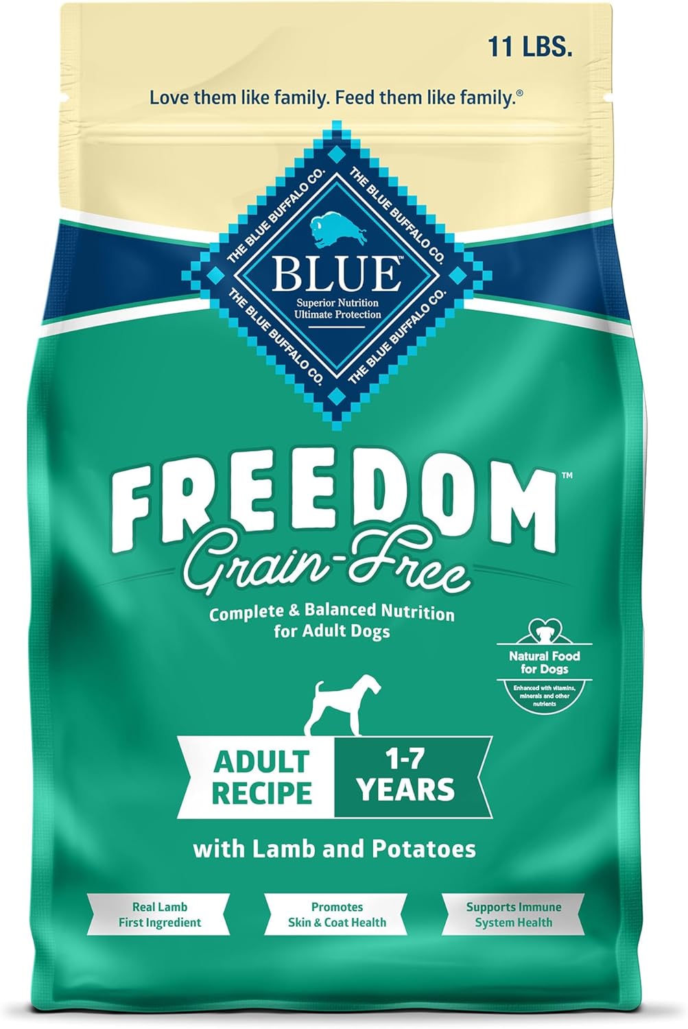 Blue Buffalo Freedom Grain-Free Dry Dog Food for Adult Dogs