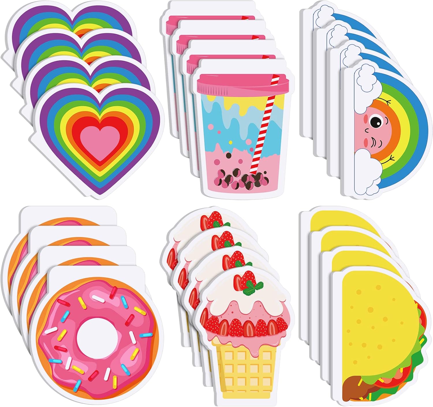 Glenmal 24pk Kawaii Mini Notebooks - Adorable Designs for Girls