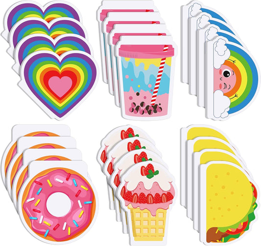 Glenmal 24pk Kawaii Mini Notebooks - Adorable Designs for Girls