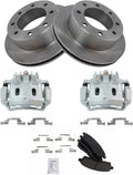 TRQ Rear Brake Pad & Rotor Kit Compatible with 2000-2005 Ford Super
