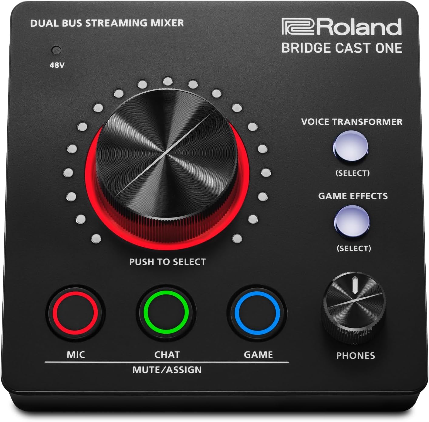 Roland BRIDGE CAST ONE Dual Bus Streaming Mixer for Gamers