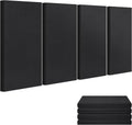 23.62 in x 11.81 in x 2 in Fiberglass Wall Panel 4 Pack - Acoustic