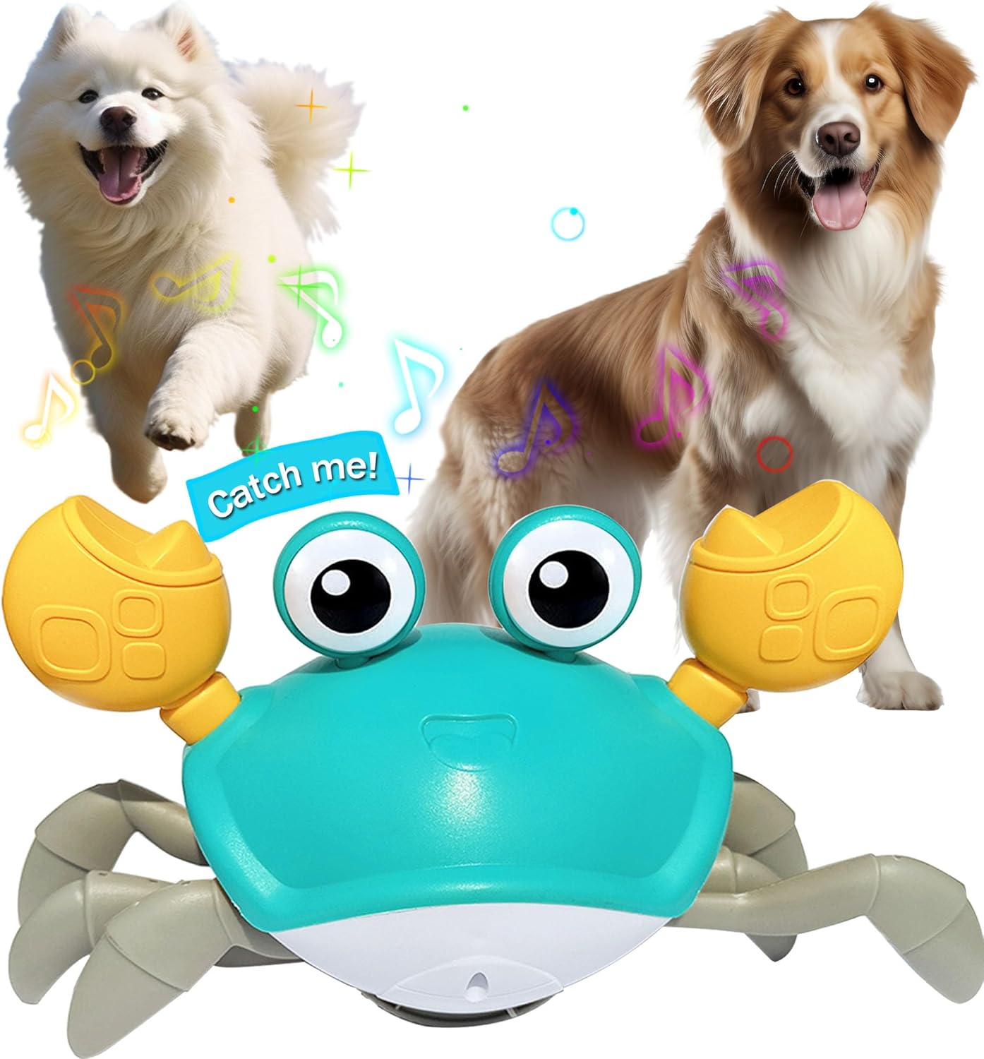 Interactive Crawling Crab Toy for Pets by DQMOON