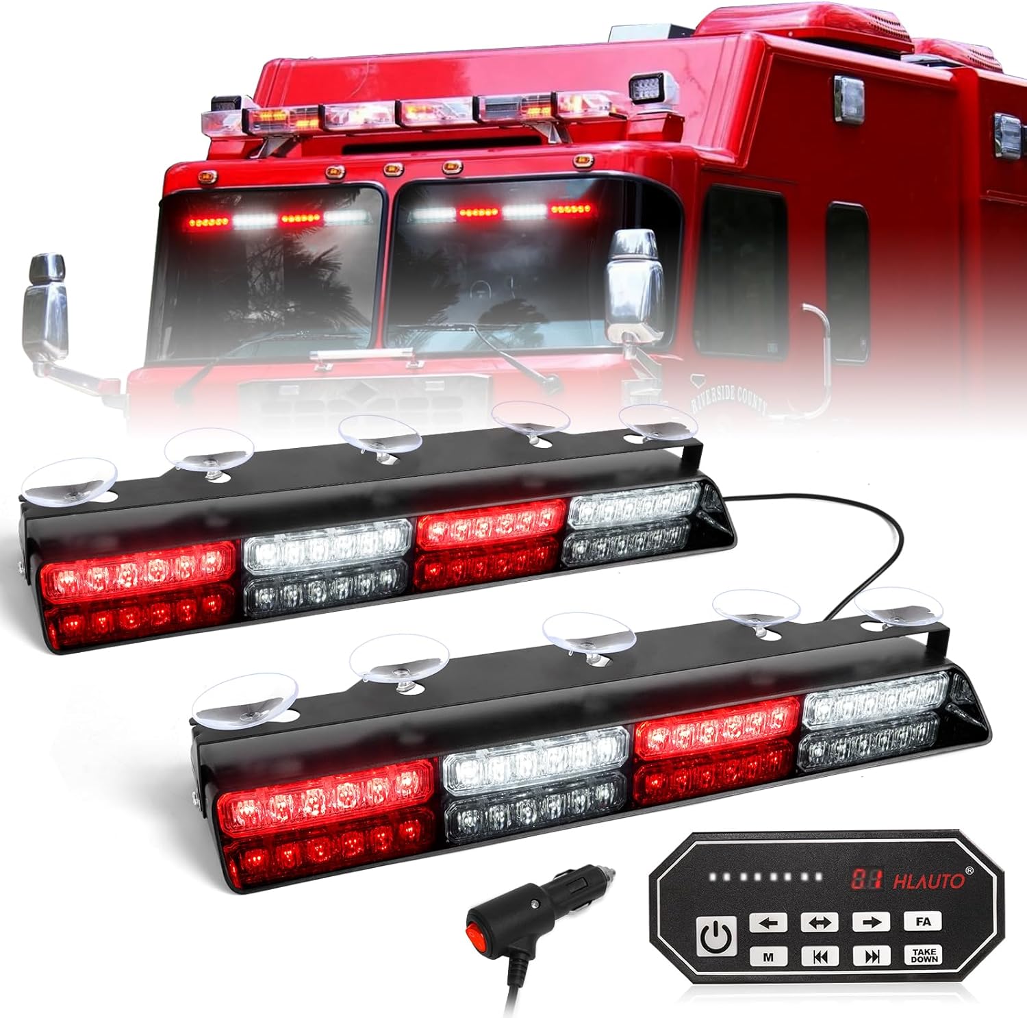 HLauto 604N Emergency Dash Strobe Lights for Safety and Visibility